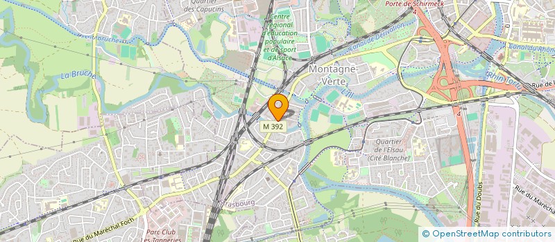 localisation de l'entreprise TURQUOISE à STRASBOURG
