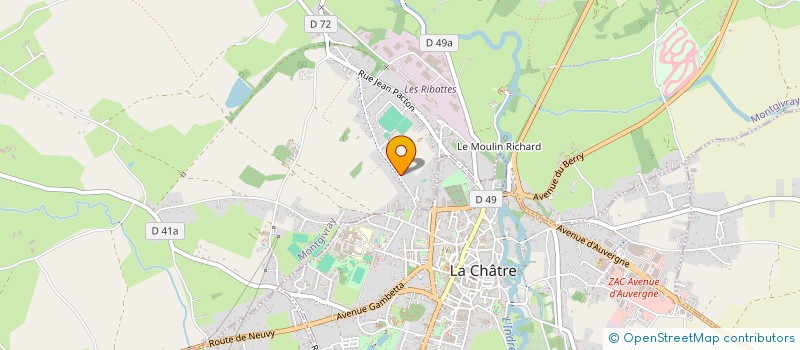 localisation de l'entreprise TURQUOISE à MONTGIVRAY