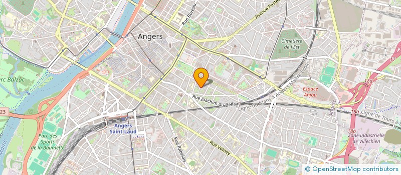 localisation de l'entreprise TURQUOISE à ANGERS