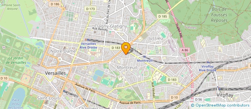 localisation de l'entreprise TURQUOISE FINANCES à VERSAILLES