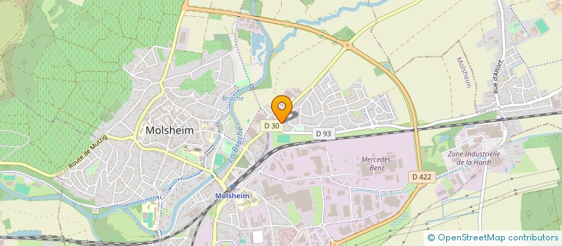 localisation de l'entreprise TURQUOISE IMMO SCI  MOLSHEIM