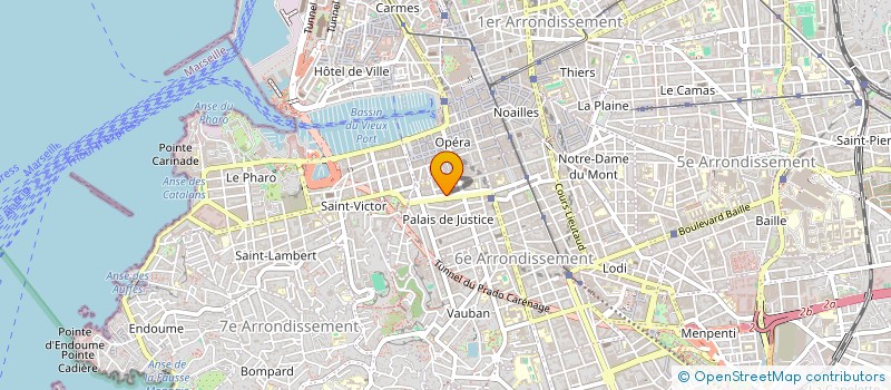 localisation de l'entreprise TURQUOISE PAMPLEMOUSSE  MARSEILLE