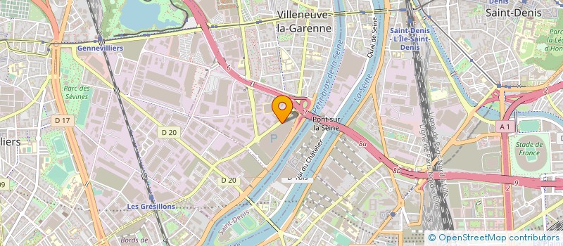 localisation de l'entreprise TURQUOISE QWARTZ  VILLENEUVE-LA-GARENNE