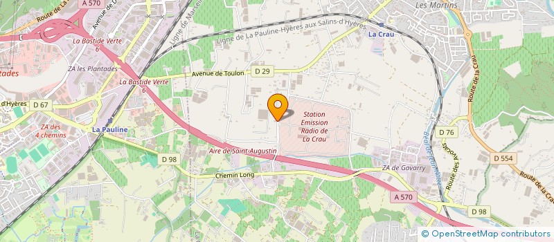 localisation de l'entreprise TURQUOISE RENOVATION  LA CRAU