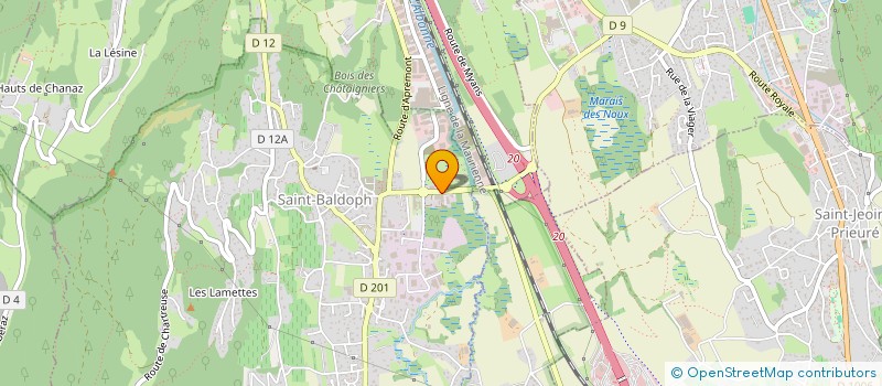 localisation de l'entreprise TURQUOISE SHISHA  SAINT-BALDOPH