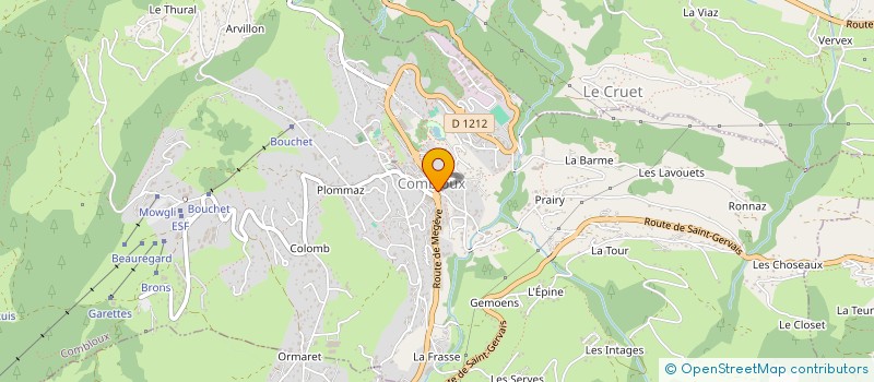 localisation de l'entreprise TURRI  COMBLOUX