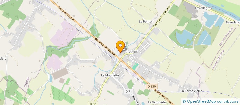 localisation de l'entreprise TURROQUES & FILLES  NOHIC