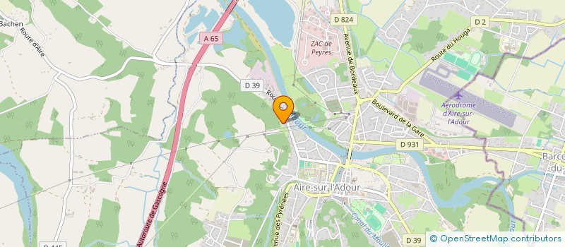 localisation de l'entreprise TURSAN ADOUR ELAGAGE  AIRE-SUR-L'ADOUR