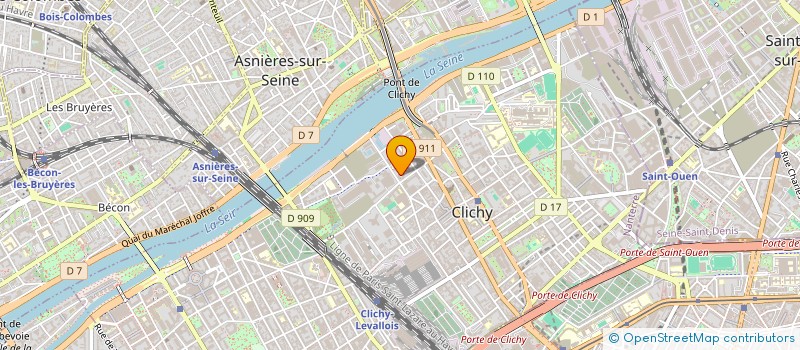 localisation de l'entreprise TURSEN à CLICHY