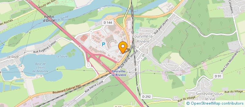 localisation de l'entreprise TURVILLA à TOURVILLE-LA-RIVIERE