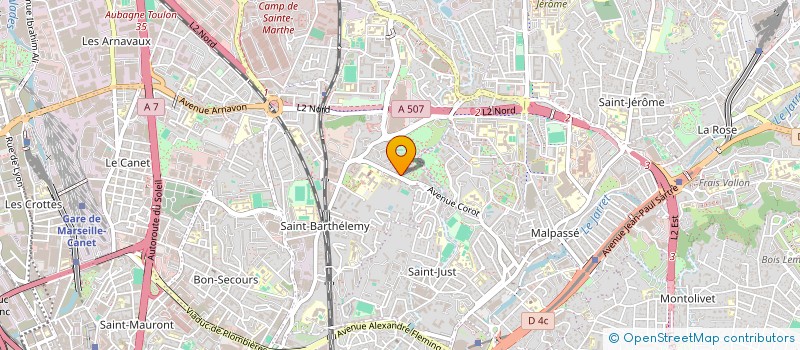 localisation de l'entreprise TUS à MARSEILLE