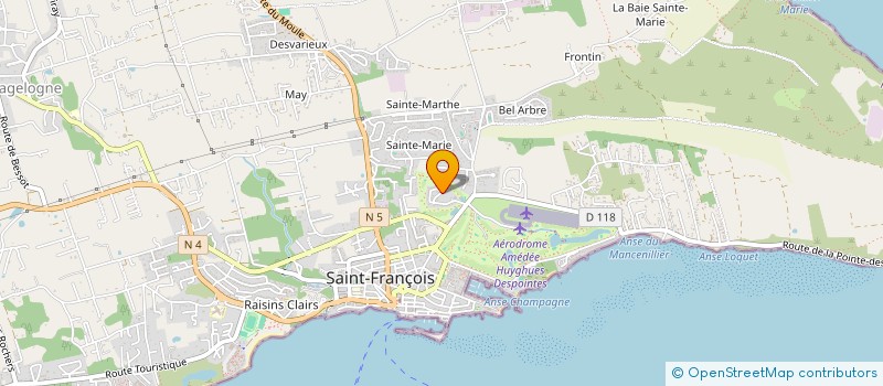 localisation de l'entreprise TUSCANY GESTION IMMOBILIERE à SAINT-FRANCOIS