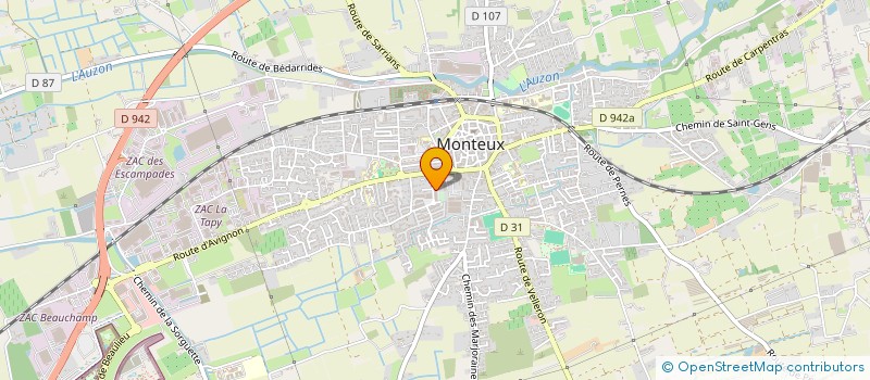 localisation de l'entreprise TUSO-MONTEUX  MONTEUX