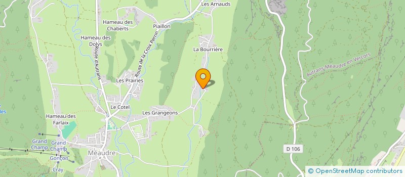 localisation de l'entreprise TUSSAC  AUTRANS-MEAUDRE EN VERCORS