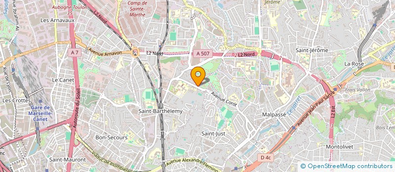 localisation de l'entreprise TUSSE à MARSEILLE