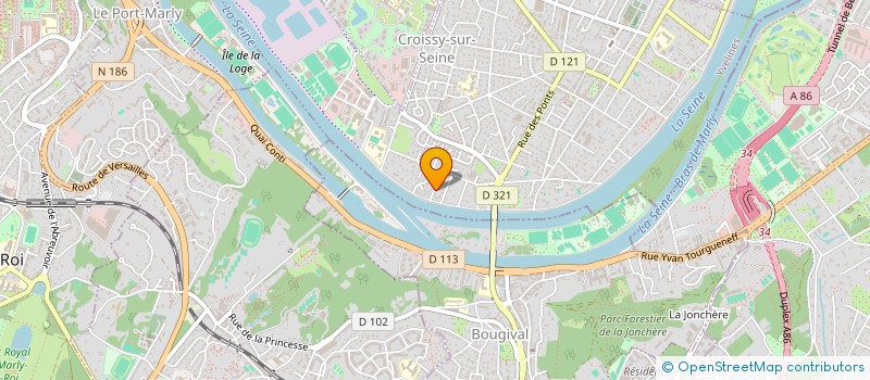 localisation de l'entreprise TUSSEAU FAMILY à CROISSY-SUR-SEINE