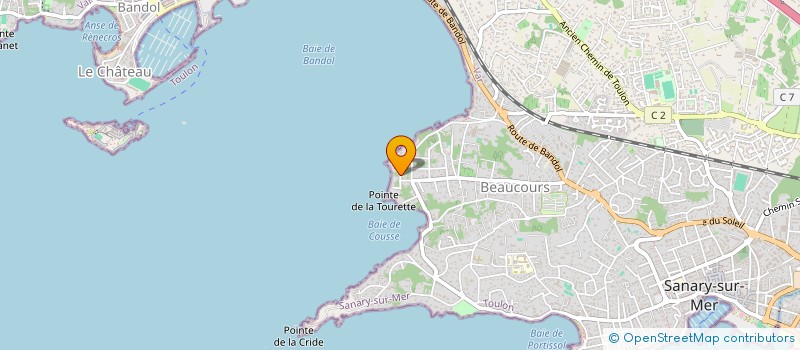 localisation de l'entreprise TUSSILAGO2 à SANARY-SUR-MER