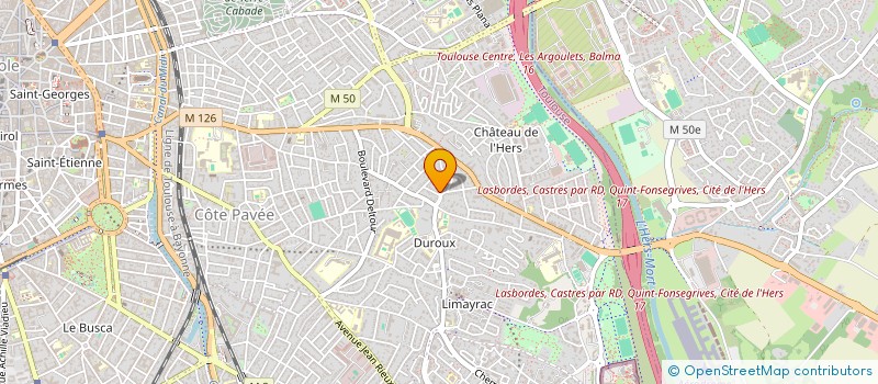 localisation de l'entreprise TUST  TOULOUSE