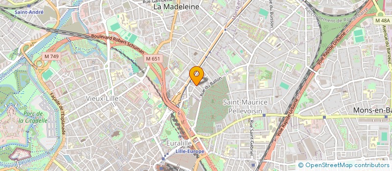 localisation de l'entreprise TUT GUT à LA MADELEINE