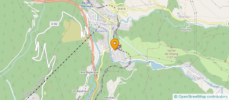 localisation de l'entreprise TUTE DE L OURS à AX-LES-THERMES