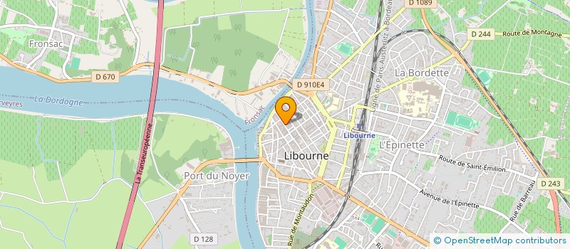 localisation de l'entreprise TUTEHAU'ORI ECOLE DE DANSE TAHITIENNE  LIBOURNE