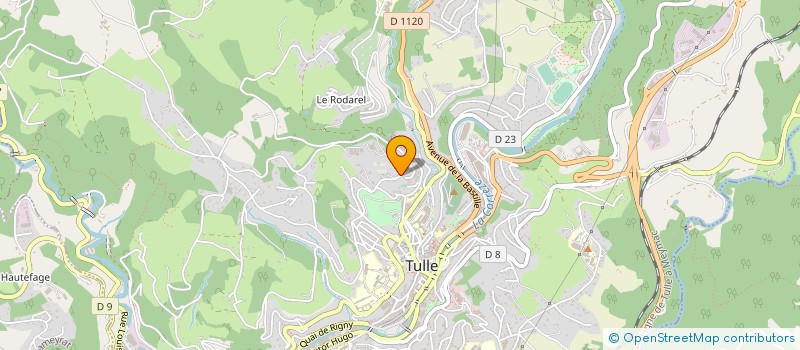 localisation de l'entreprise TUTELA FILM  TULLE