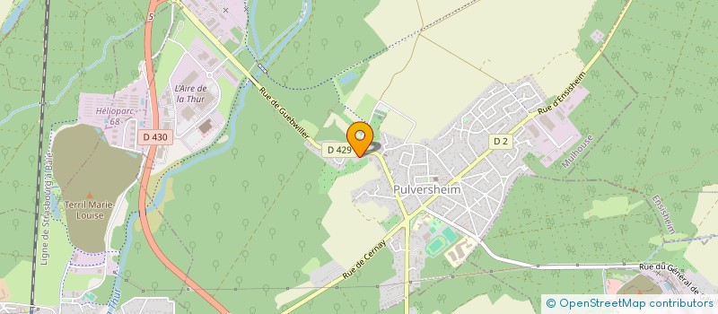 localisation de l'entreprise TUTELLE - FINANCE  PULVERSHEIM