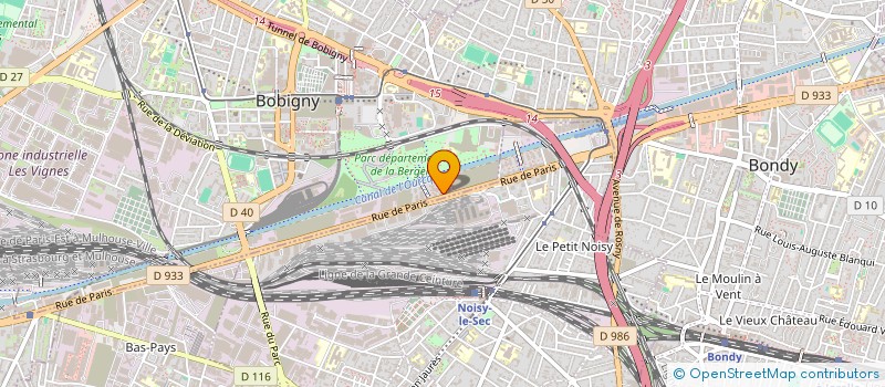 localisation de l'entreprise TUTI GTN INVESTISSEMENT  BOBIGNY