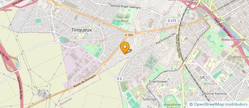 localisation de l'entreprise TUTMAZ à TINQUEUX