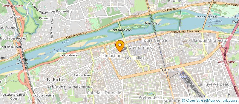 localisation de l'entreprise TUTORAT DES LAS 2 TOURS à TOURS