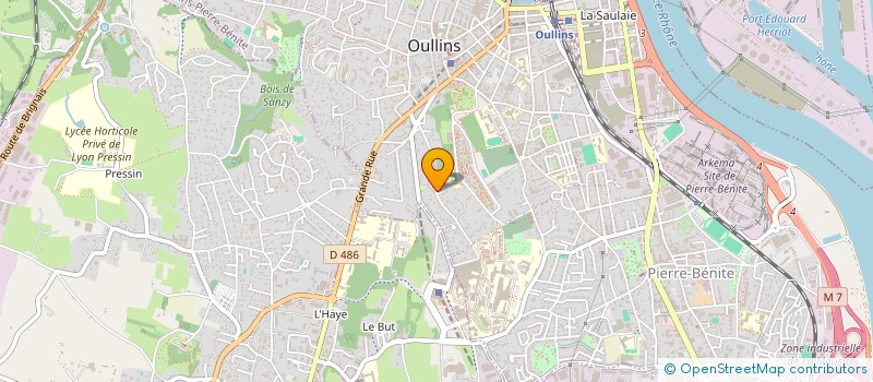 localisation de l'entreprise TUTORAT SANTE LYON SUD  OULLINS-PIERRE-BENITE