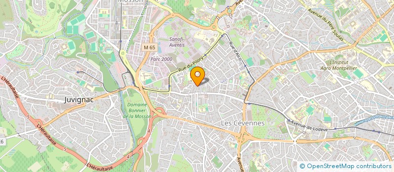 localisation de l'entreprise TUTORAT SCIENCES à MONTPELLIER