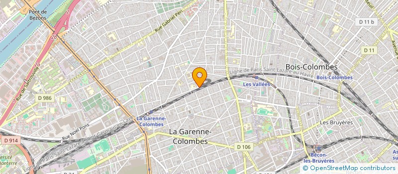 localisation de l'entreprise TUTORNET à COLOMBES