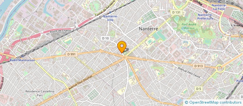 localisation de l'entreprise TUTOS'ME à NANTERRE
