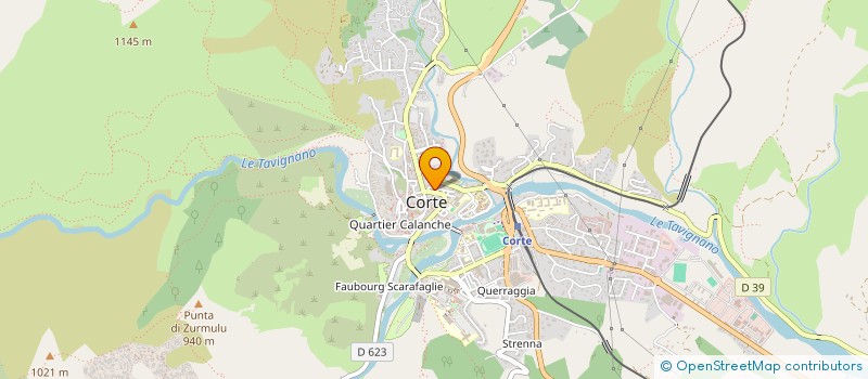 localisation de l'entreprise TUTT IN SCENA à CORTE