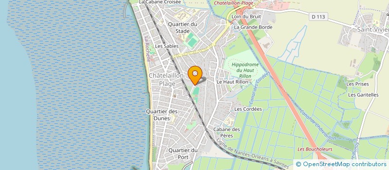 localisation de l'entreprise TUTTI&BIS HOLDING à CHATELAILLON-PLAGE