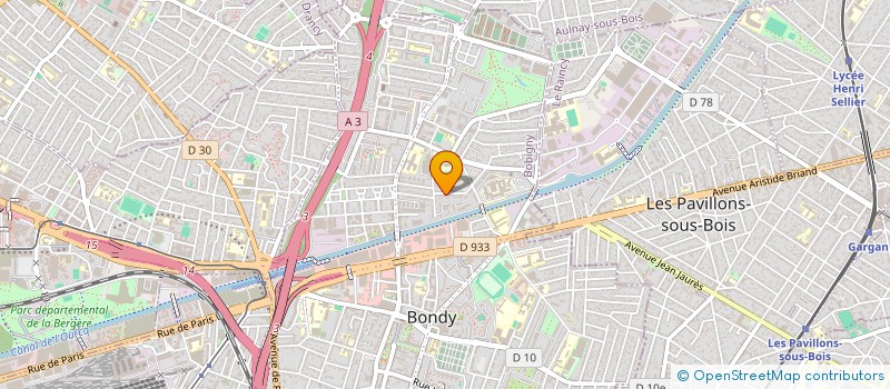 localisation de l'entreprise TUTTI CONTI  BONDY