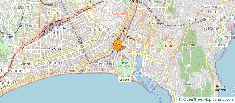 localisation de l'entreprise TUTTI FRUTTI à NICE