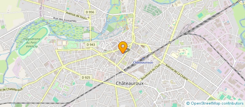 localisation de l'entreprise TUTTI FRUTTI à CHATEAUROUX