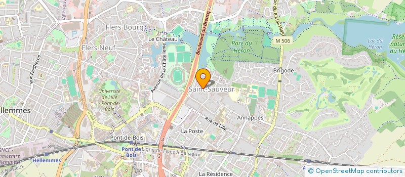 localisation de l'entreprise TUTTI FRUTTI à VILLENEUVE-D'ASCQ