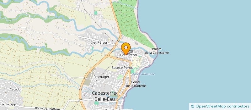 localisation de l'entreprise TUTTI FRUTTI à CAPESTERRE-BELLE-EAU