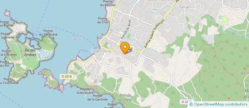 localisation de l'entreprise TUTTI FRUTTI à SIX-FOURS-LES-PLAGES