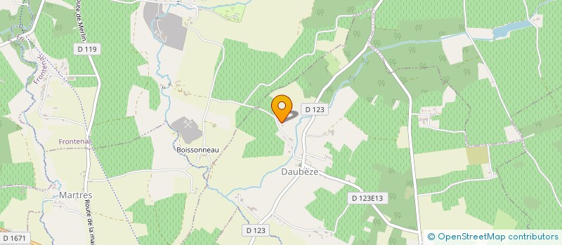 localisation de l'entreprise TUTTI QUANTI  DAUBEZE