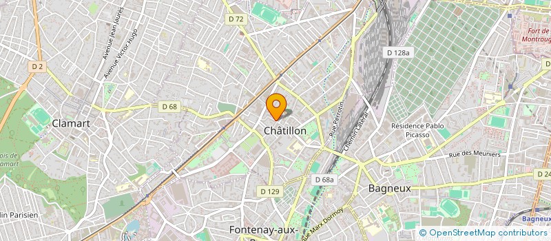 localisation de l'entreprise TUTTI QUANTI à CHATILLON