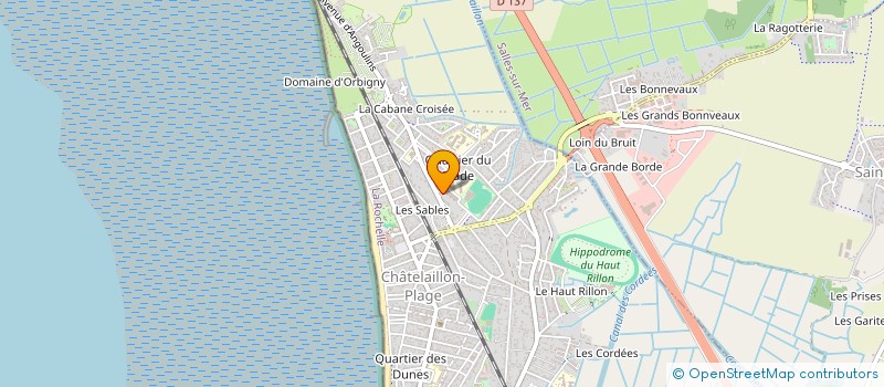 localisation de l'entreprise TUTTI'S SCI  CHATELAILLON-PLAGE