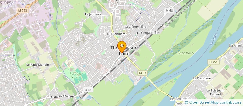 localisation de l'entreprise TUTTI SAPORI à THOUARE-SUR-LOIRE