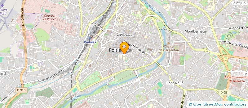 localisation de l'entreprise TUTTI & SPORT  POITIERS