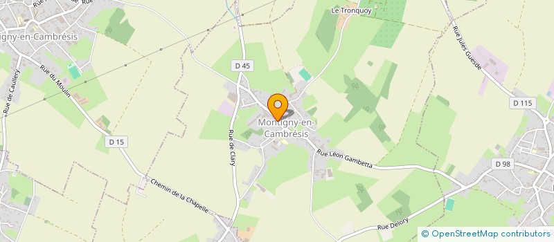 localisation de l'entreprise TUTTICARS à MONTIGNY-EN-CAMBRESIS