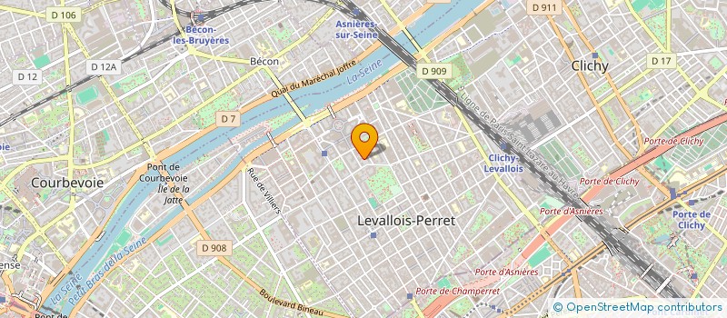 localisation de l'entreprise TUTTO VA BENE à LEVALLOIS-PERRET