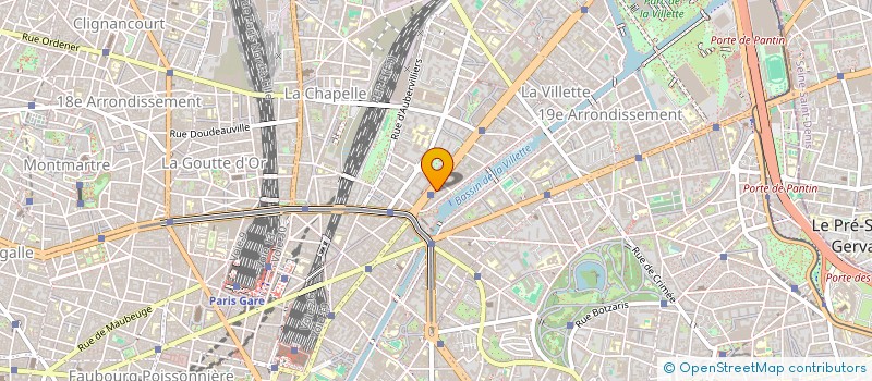 localisation de l'entreprise TUTU-DANCE PROJECT  PARIS